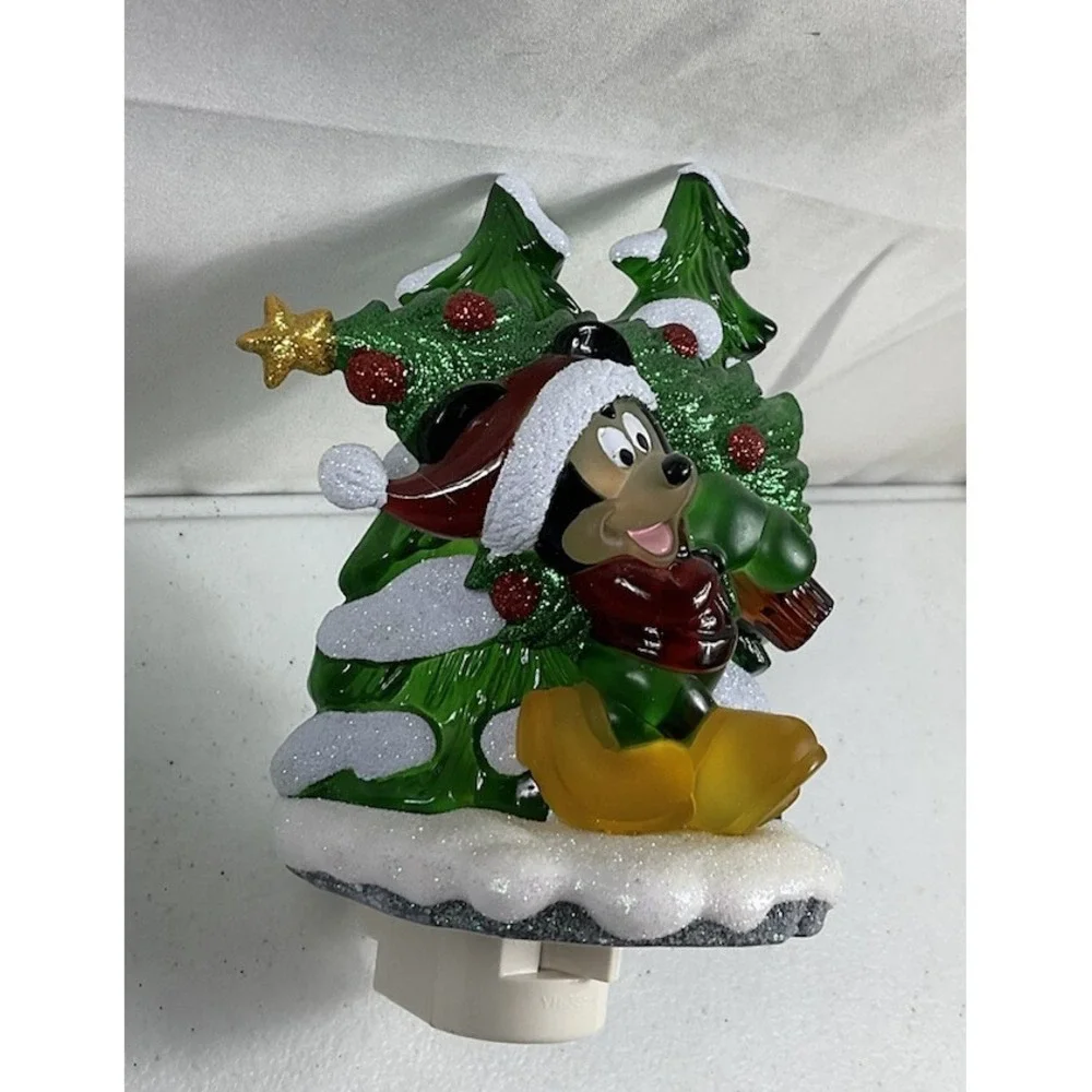 Disney Mickey Mouse With Christmas Tree Night Lite